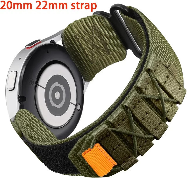 CAOWTAN Uhrenarmband Nylon, Textil/NATO, Edelstahl, Unisex - Bild 1