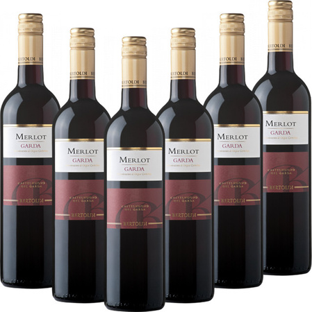 Bertoldi Merlot Garda DOC Rotwein trocken 6 x 0,75 l