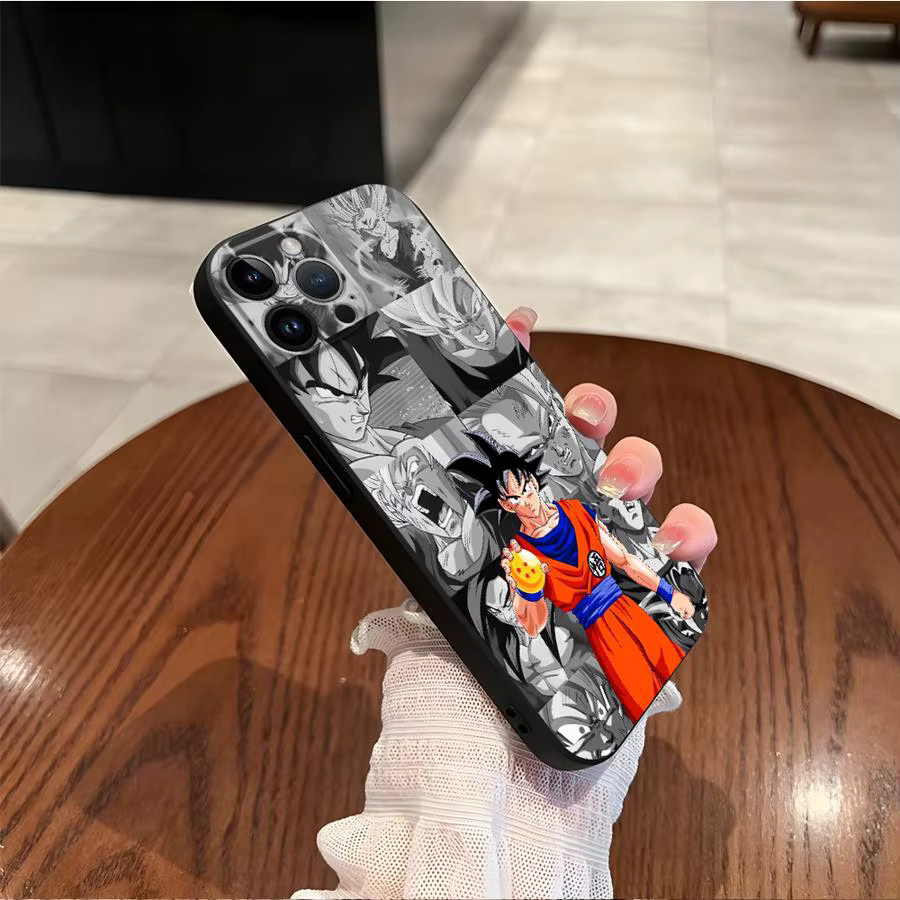 Schwarze weiche Handyhülle Dragon Ball Saiyajin Goku für iPhone Modelle - Bild 5