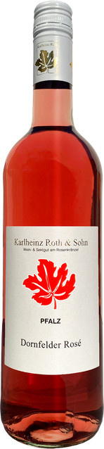 Karlheinz Roth & Sohn Dornfelder Roséwein halbtrocken 2025 0,75 l - Bild 1
