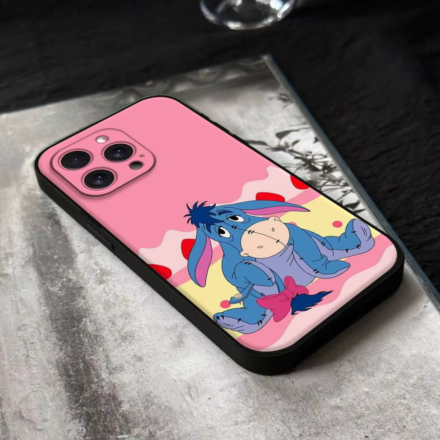 Mesuca Eeyore Donkey Handyhülle für iPhone 17 16 15 14 13 12 11 Pro Max Plus Mini aus weichem TPU - Bild 4