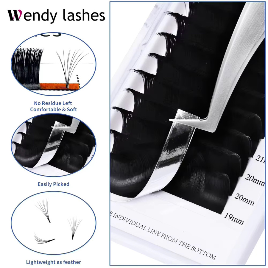 Wendy Lashes Wimpernverlängerung, Black, Unisex, Natürlich - Bild 2