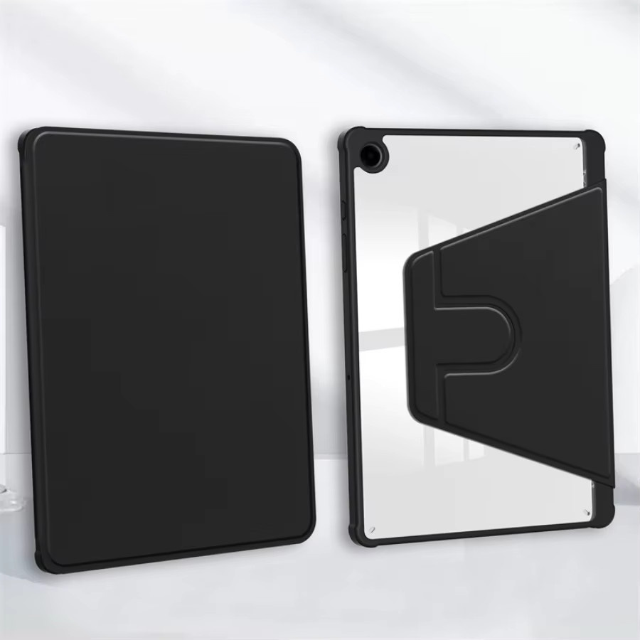 Smart Cover für Samsung Galaxy Tab A9+ Plus 11 Zoll SM-X210 und Samsung Galaxy Tab A9 8,7 Zoll mit Stifthalter und drehbarer Funktion in Pink oder Black - Bild 6