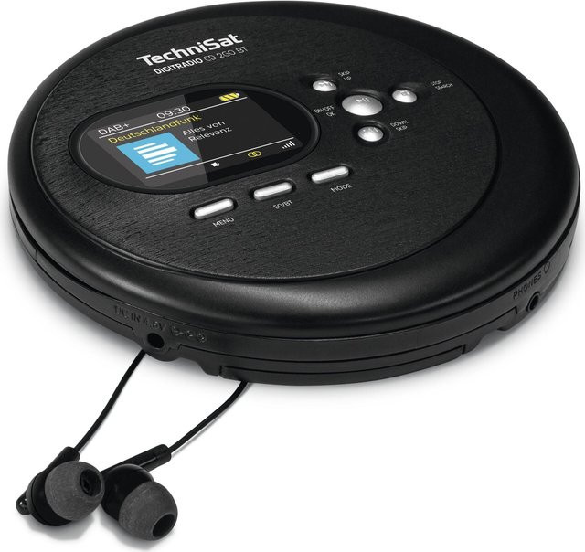 TechniSat Digitradio CD 2GO BT tragbarer CD-Player mit DAB+, UKW und Bluetooth in Schwarz - Bild 2