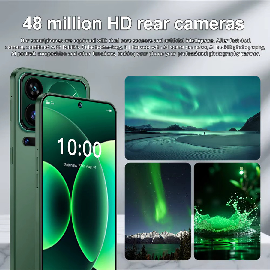 K-Touch X10 Pro Smartphone mit Android 15, 5G, 7,3 Zoll HD Display, 22GB RAM, 2TB Speicher, 7800mAh Akku, Octa Core Prozessor, 48MP Kamera, Dual-SIM, Schwarz - Bild 4