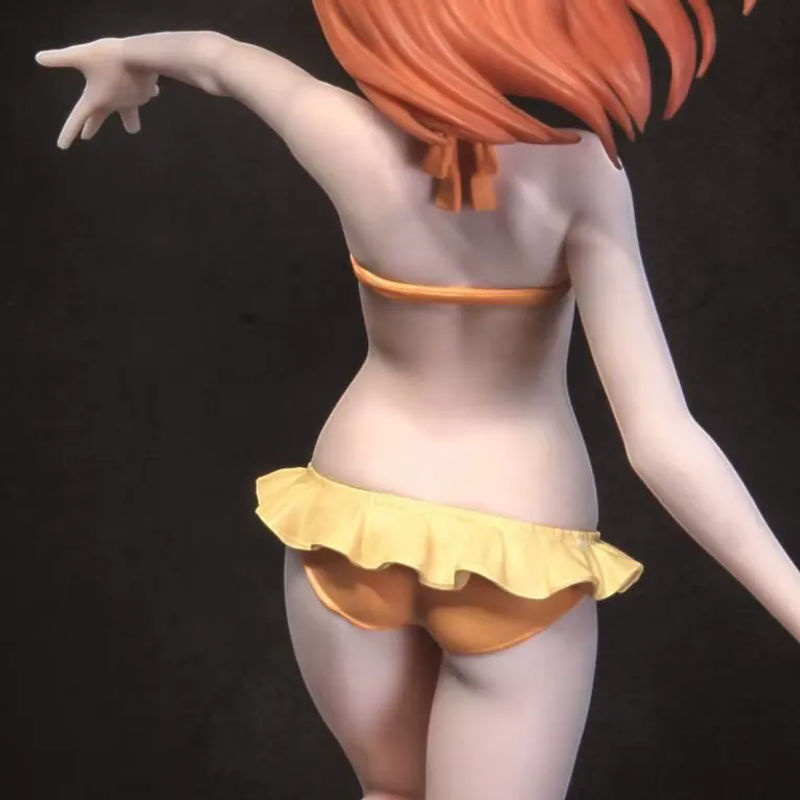 Bandai Love Live Honoka Kousaka Badeanzug Preisfigur aus PVC in Gelb - Bild 3