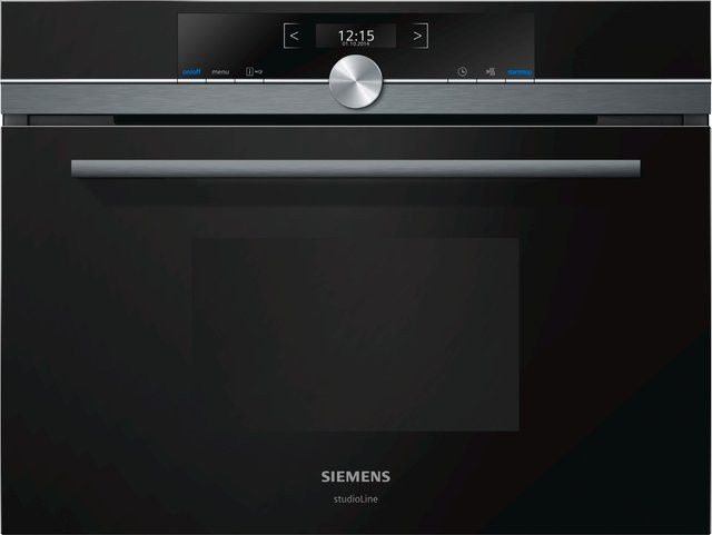 Bosch CD834GAB0 Einbau-Dampfgarer in Schwarz mit Dampfunterstützung und Automatikprogrammen - Bild 1