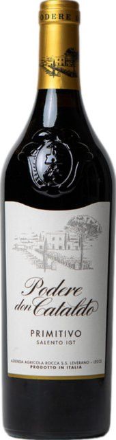 Podere Don Cataldo Primitivo Rotwein, Salento, 2023, trocken, 0,75 l - Bild 1