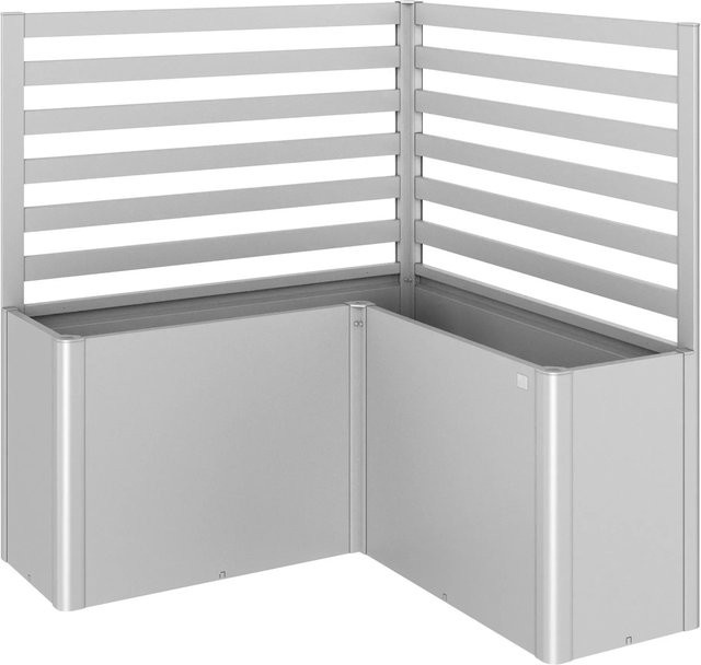 Biohort Rankgitter für Hochbeet, 2 Stück, Silber-Metallic, B/H: 152 x 91 cm - Bild 1