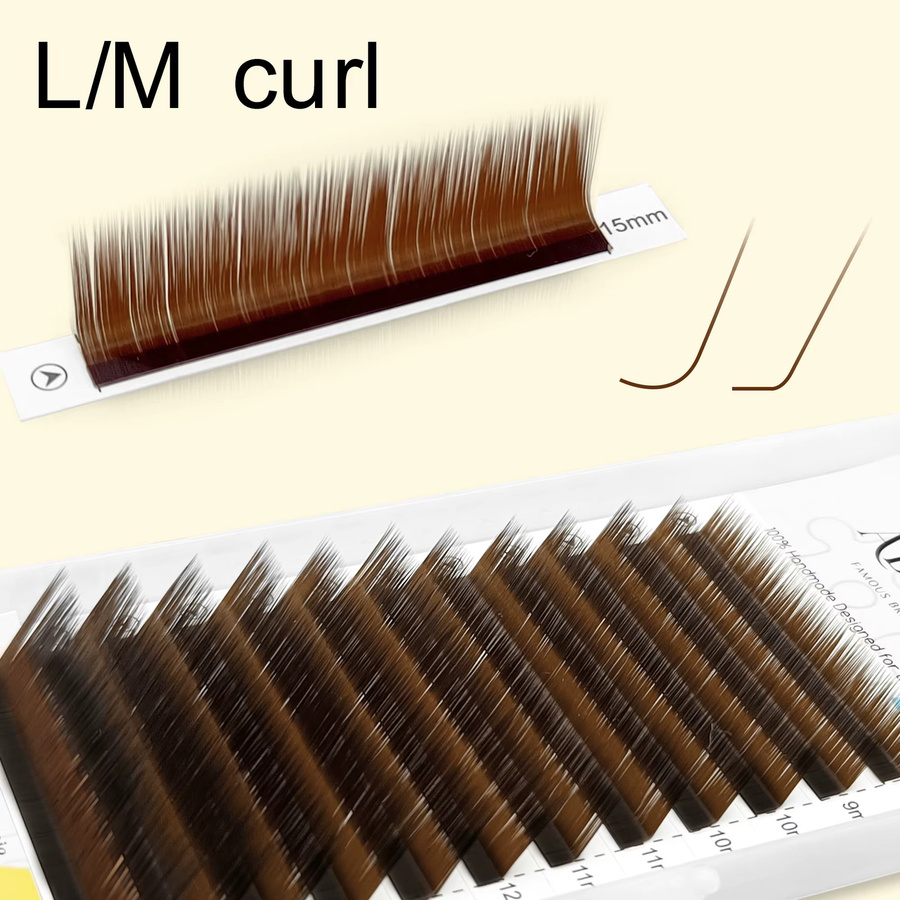 Abonnie L M Curl Wimpernverlängerungen, Brown, Unisex - Bild 4