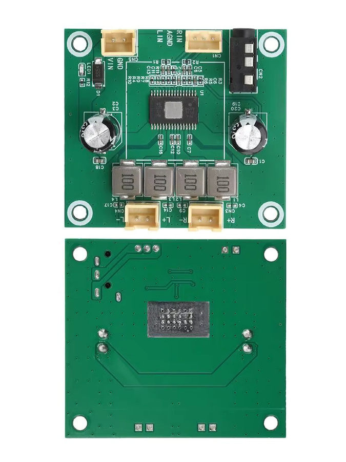 Gaqqee 2.0-Kanal Digital Class D Stereo-Audioverstärkerplatine TPA3116 mit 50W+50W in Grün - Bild 4