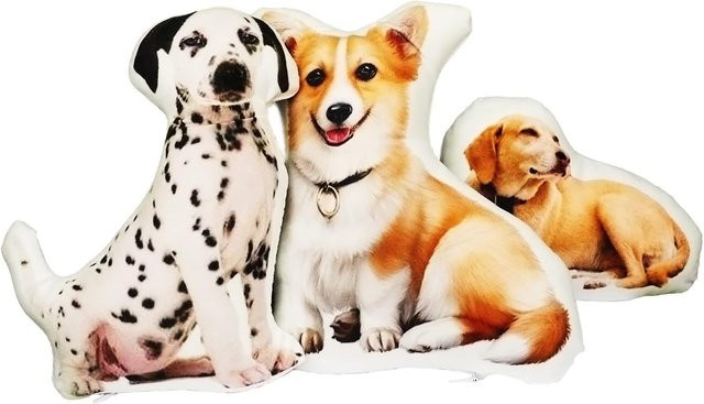 Personalisierte Haustierkissen von Lifel mit eigenem Foto in Form von Hund oder Katze, mehrfarbig - Bild 1