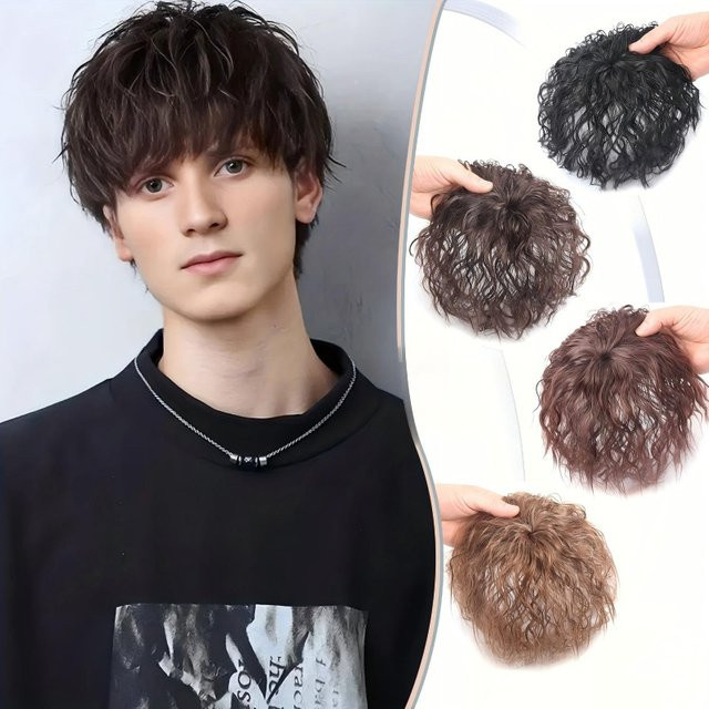 Suri Hair Synthetische gewellte Haarteile für Herren - Bild 1