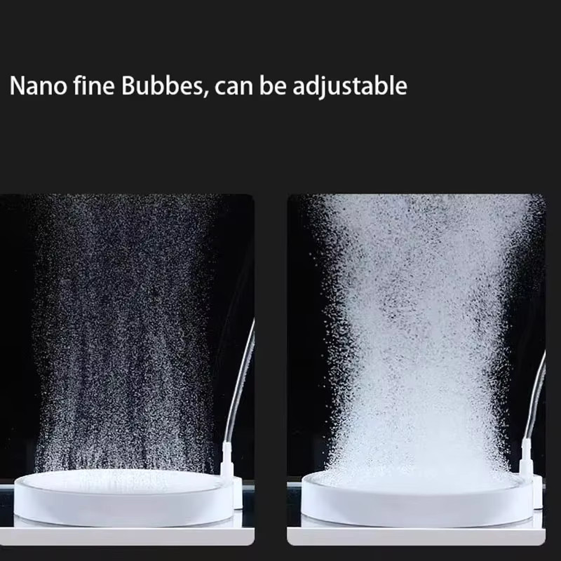 ZHIYANG Aquarium Nano Air Stein Sauerstoff Belüfter in Weiß für Teich und Hydrokultur - Bild 4