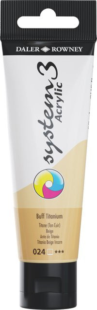 Daler-Rowney System 3 Acrylfarbe Beige - Bild 1