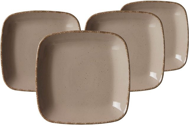 Ritzenhoff & Breker Suppenteller Casa aus Keramik, Beige, 4er Set, Durchmesser: 22 cm - Bild 1