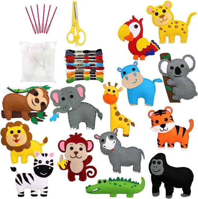 Binchi Outdoor Product Dinosaurier Nähbastelset, Filz, ab 3 Jahre - Bild 1