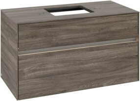 V&B Waschtischunterschrank Collaro mit Waschbecken und LED-Beleuchtung, B/T/H: 100 x 54,8 x 50 cm - Bild 1