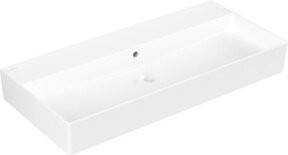 V&B Waschtisch Memento 2.0 mit Überlauf, Weiß Alpin, B: 100 cm, T: 47 cm - Bild 1