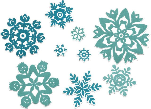 Sizzix Framelits Die Set White Christmas #2 in Weiß, 15er Packung - Bild 1