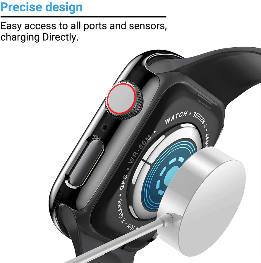 Displayschutz für Apple Watch, vergoldet, Gehäuse 38-45 mm - Bild 4