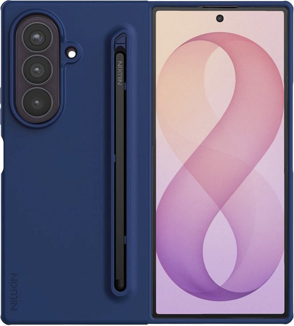 Nillkin Flex Pure Schutzhülle für Samsung Galaxy Z Fold8 Ultra F976 mit S-Pen-Halter in Blau - Bild 1