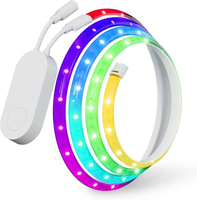Yeelight Pro LED-Streifen RGBIC mit WLAN, 2m, Multicolor und White, kompatibel mit Apple HomeKit, Google Assistant und Amazon Alexa - Bild 1