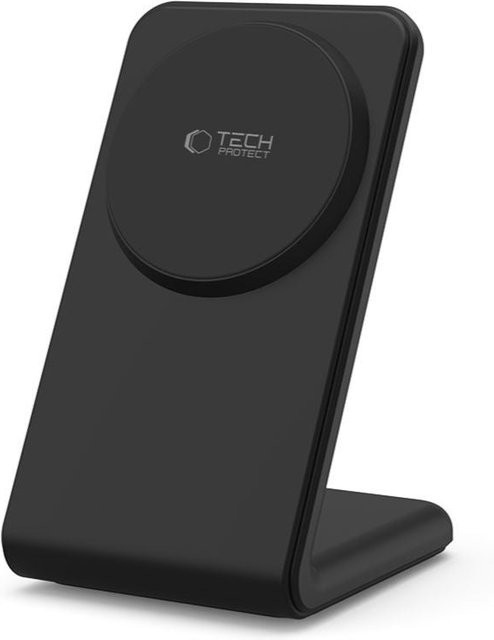 Tech-Protect MagSafe A38 Wireless Netzladegerät für iOS, 15W, USB-C, Schwarz - Bild 1