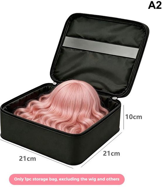 Yaye Perückenkopf Modellbox, Schwarz, Unisex - Bild 1