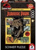 Schmidt Spiele Jurassic Park 30 Jahre Life Finds a Way Puzzle 1000 Teile - Bild 1