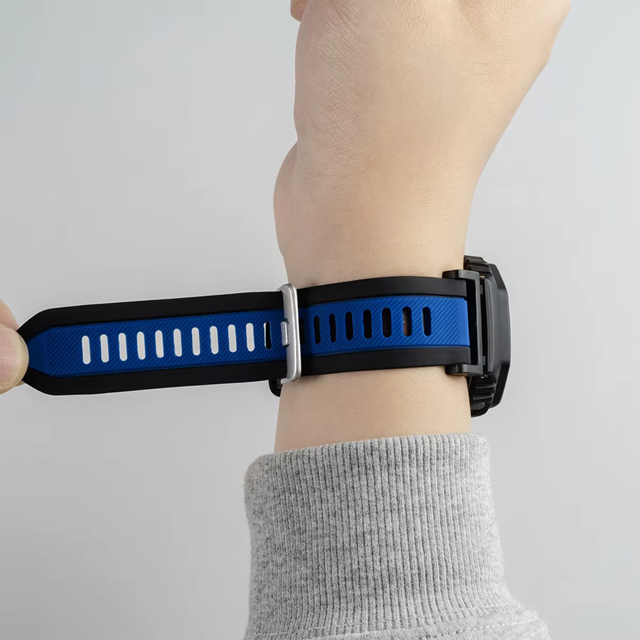 CHIICSMART Uhrenarmband Silikon, Bicolor, Unisex - Bild 2