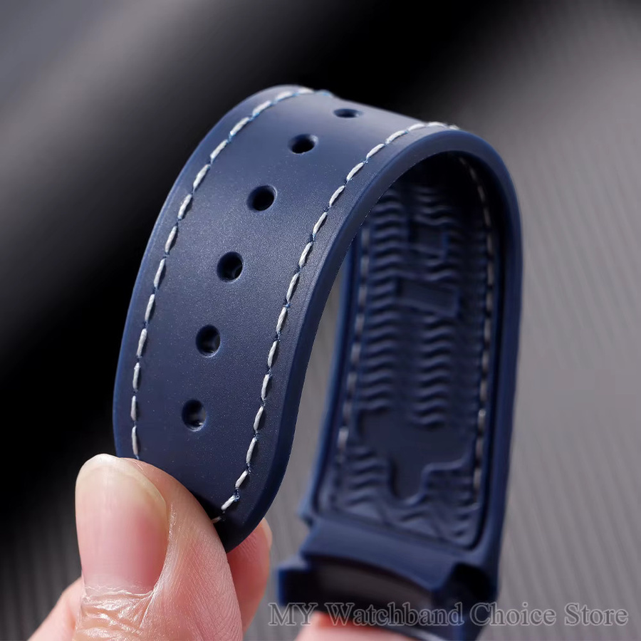 HQstrap Uhrenarmband Silikon, Schwarz, Unisex - Bild 2