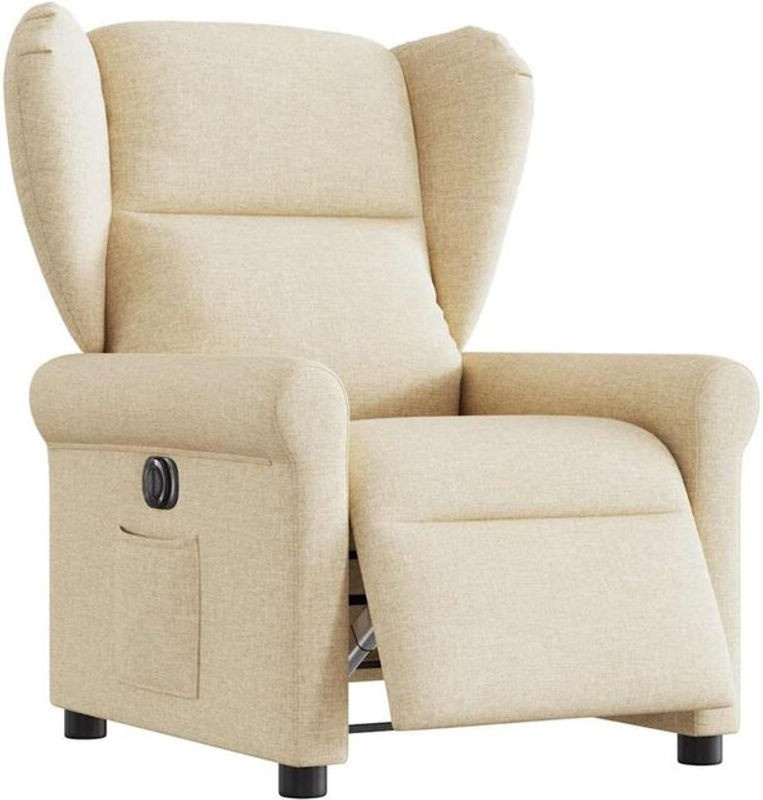 Elektrischer Relaxsessel von vidaxl in Beige aus Stoff mit klassischem Design, B/T/H: 72,5 x 87 x 100,5 cm - Bild 1