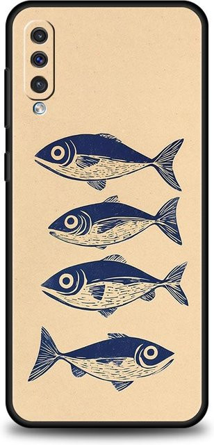 Handyhülle mit Sardinen aus der Dose für Samsung Galaxy Modelle in Schwarz und Multicolour - Bild 1