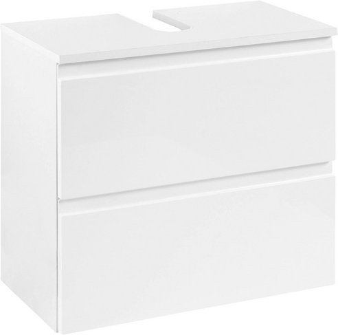 HELD MÖBEL Waschbeckenunterschrank Cardiff in Weiss, Wandmontage, B/H/T: 60 x 53 x 35 cm - Bild 1