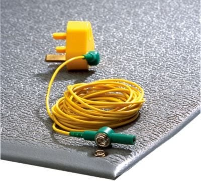 COBAstat Floor Kits Bodenbelag Set aus Kunststoff in Schwarz und Grau, Breite: 90 cm - Bild 1