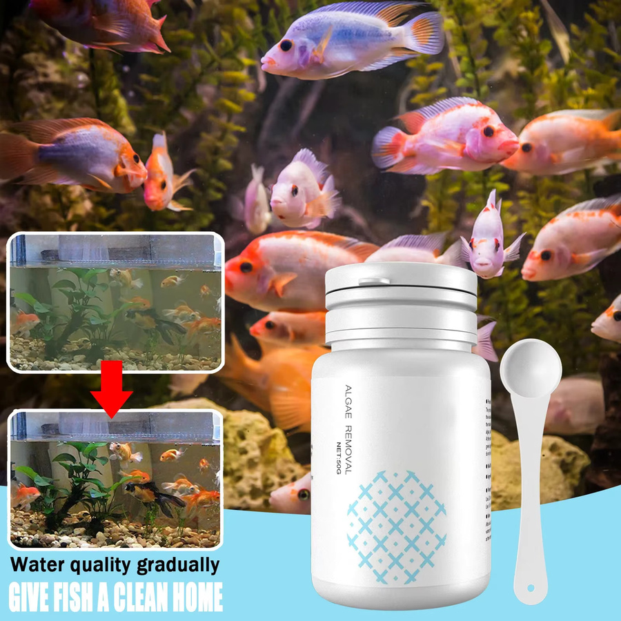 Algenkontrolltabletten zur Aquarienpflege und Geruchsentfernung in Weiß - Bild 4