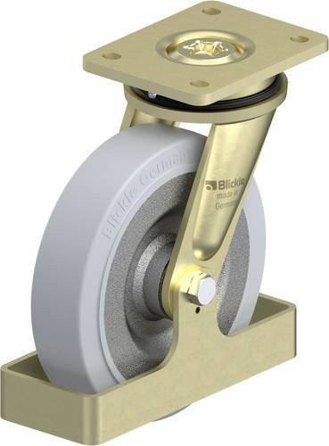 Blickle Schwerlast-Lenkrolle LS-SE 200K-SG-FS in Silber, Rad-Durchmesser: 200 mm, Tragfähigkeit: 600 kg - Bild 1