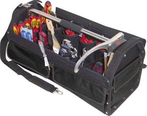 Alarm Werkzeugtasche bestückt Schwarz L x B x H: 64 x 28 x 30,5 cm - Bild 1