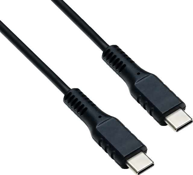 DINIC USB Typ C auf C Ladekabel mit 60W, schwarz, Länge: 3 m - Bild 1