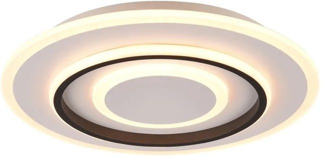 Reality LED-Deckenleuchte Jora, 1-flammig, Weiß Matt, Durchmesser: 41 cm, dimmbar mit Fernbedienung und Timer - Bild 1