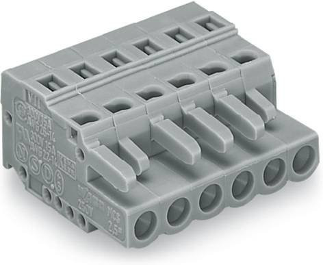 WAGO Buchsengehäuse-Kabel 231-117/102-000 in Grau, 25 Stück - Bild 1