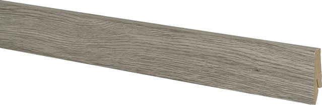 Classen Sockelleiste Neo 2.0 Brownshaded Elm mit Kabelkanal, B/H/T: 240 cm x 5,8 cm x 1,9 cm - Bild 1