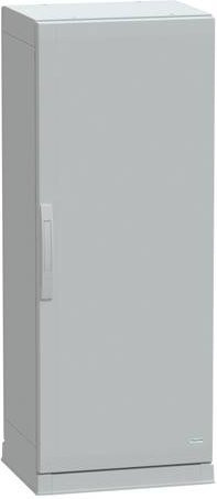 Schneider Electric Polyestergehäuse PLAZ mit Sockelrahmen und offenem Boden, Farbe Grau, H x B x T: 1250 x 500 x 420 mm, IP54 - Bild 1