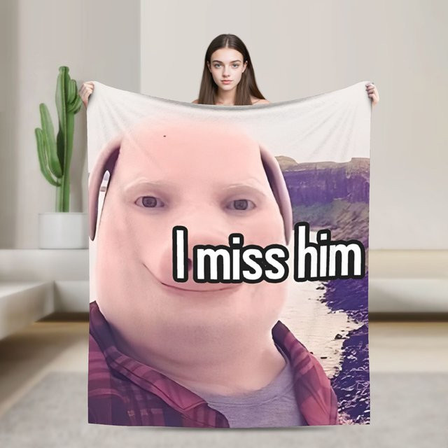 John Pork Is Calling Bettwäsche und Tagesdecke, superweich, Mehrfarbig - Bild 1