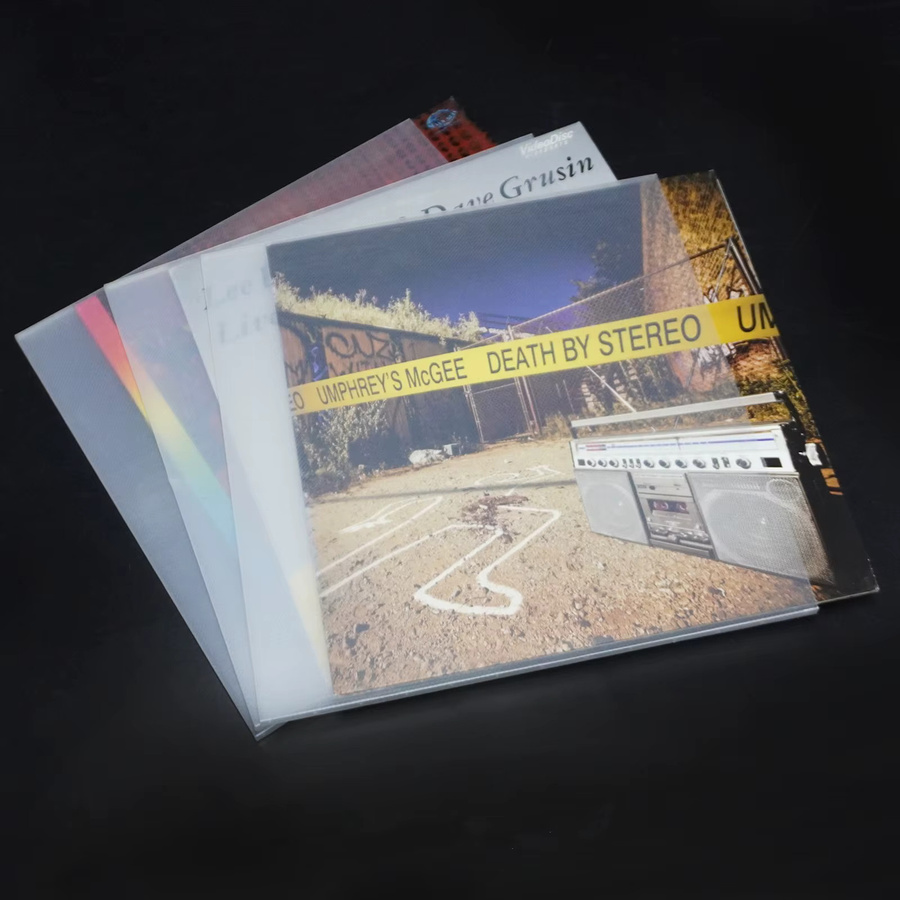 MayRecords Robuste LP Vinyl Schutzhüllen für 12 Zoll Schallplatten, Transparent - Bild 2