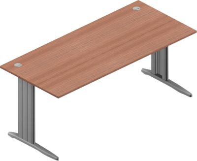 Schreibtisch Arlon-Office in Nuss-Canaletto, B: 180 cm, T: 80 cm, H: 73 cm - Bild 1