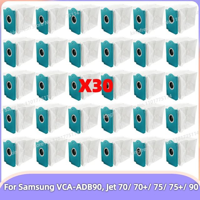Samsung VCA-ADB90 Staubbeutel in Weiß passend für Jet 70, Jet 75 und Jet 90 Serie sowie VCA-SAE903/AA und VCA-SAE904/AA Ersatzteile - Bild 1