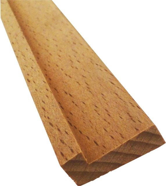 Döllken Profiles Falzleiste aus Buche, braun, Höhe: 22 mm, Tiefe: 12 mm, Länge: 1000 mm - Bild 1