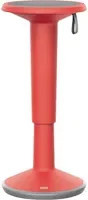 interstuhl StandUP Sitz-Stehhilfe mit Tragerinne, höhenverstellbar, rot/grau, B: 33 cm, H: 62-88 cm - Bild 1